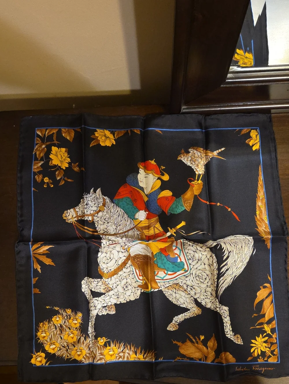 Salvatore Ferragamo Silk Scarf